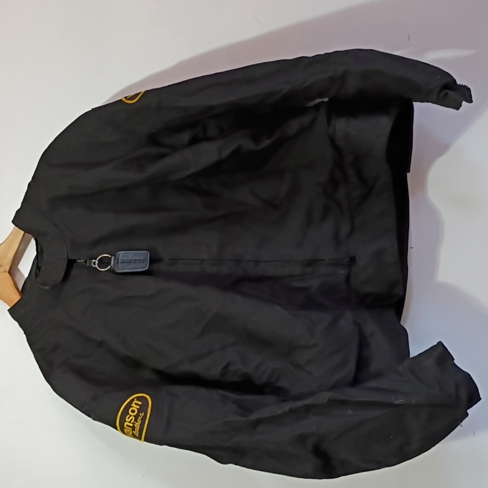 Vanson Leathers Black Jacket Size 4XL